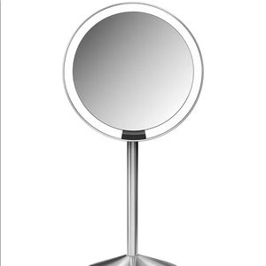 Simplehuman 5" Sensor Makeup Mirror with Travel Case and Charger